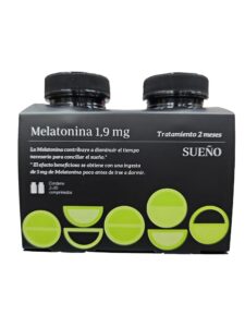 Melatonina · Ebers · 30 +30 comprimidos tratamiento 2 meses