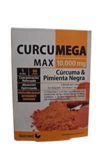 CURCUMEGA MAX 10.000MG 60 CÁPSULAS DIETMED