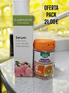 SERÚM ÁCIDO HIALURÓNICO MÁS VITAMINA C COMPRIMIDOS 1000MG LIBERACION SOSTENIDA
