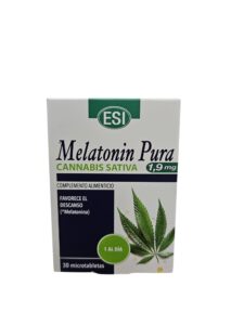 Melatonina Pura 1,9 mg con Cannabis · ESI · 30 microtabletas