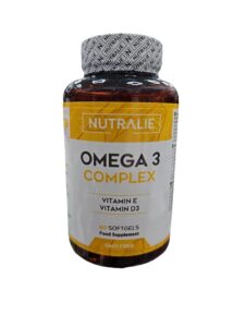 Nutralie Omega 3 complex 2000mg+E+B3 EPA DHA