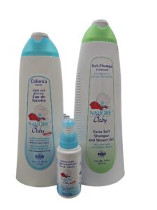 NAHORE COLONIA SUAVE 500ML & GEL-CHAMPÚ 750ML REGALO COLONIIA DE 75ML