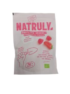 Proteína Vegana sabor Frambuesa y Fresa 350g Natruly