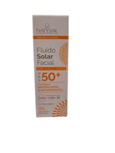 Fluido Solar Facial FPS 50+ - Natysal - 50 ml