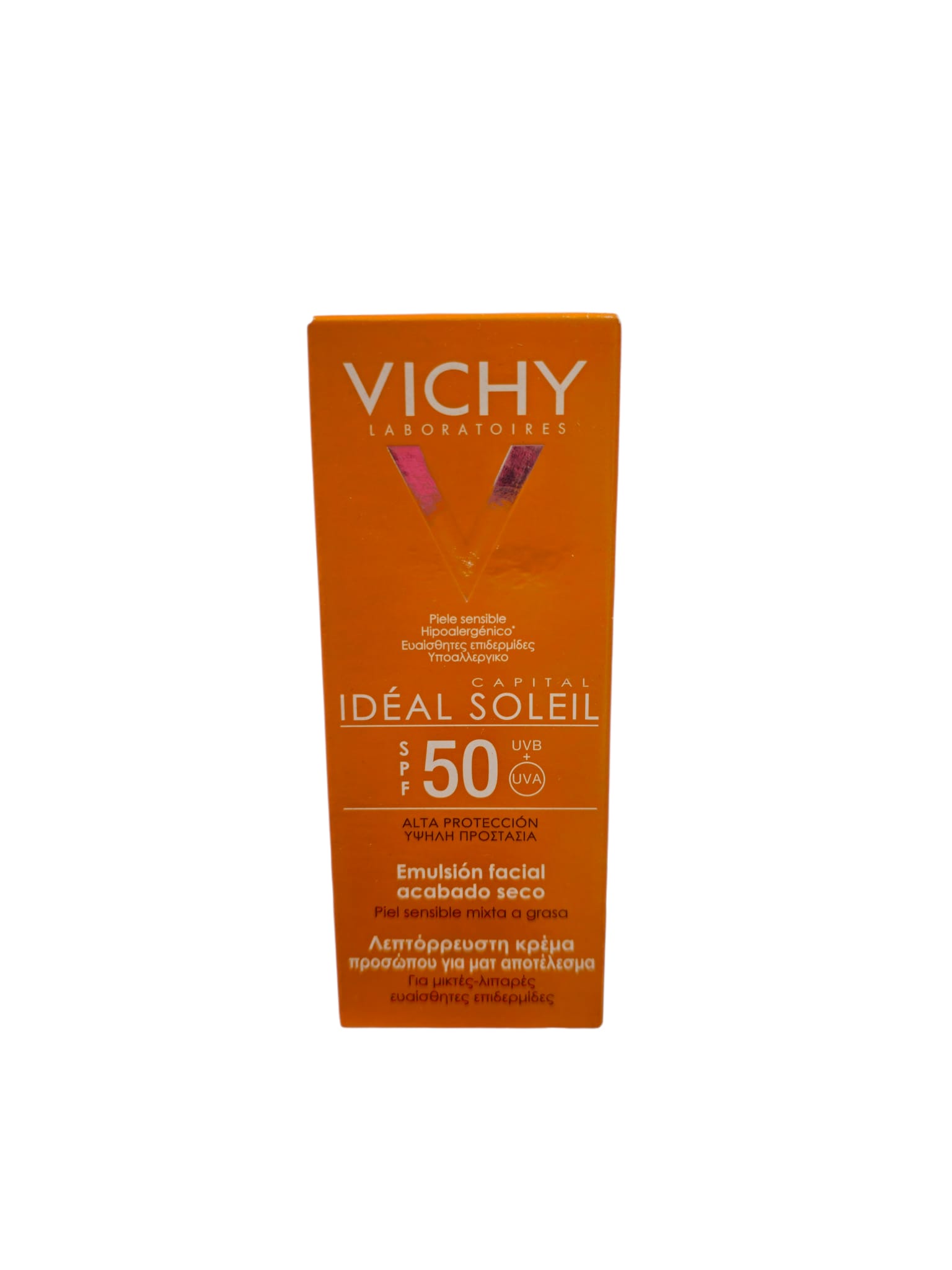 VICHY Capital Soleil Spf50 | 50ML Crema solar rostro tacto seco