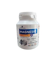 NATYSAL - 4 fuentes de Magnesio + vitaminas B6,D3 - 60 cápsulas