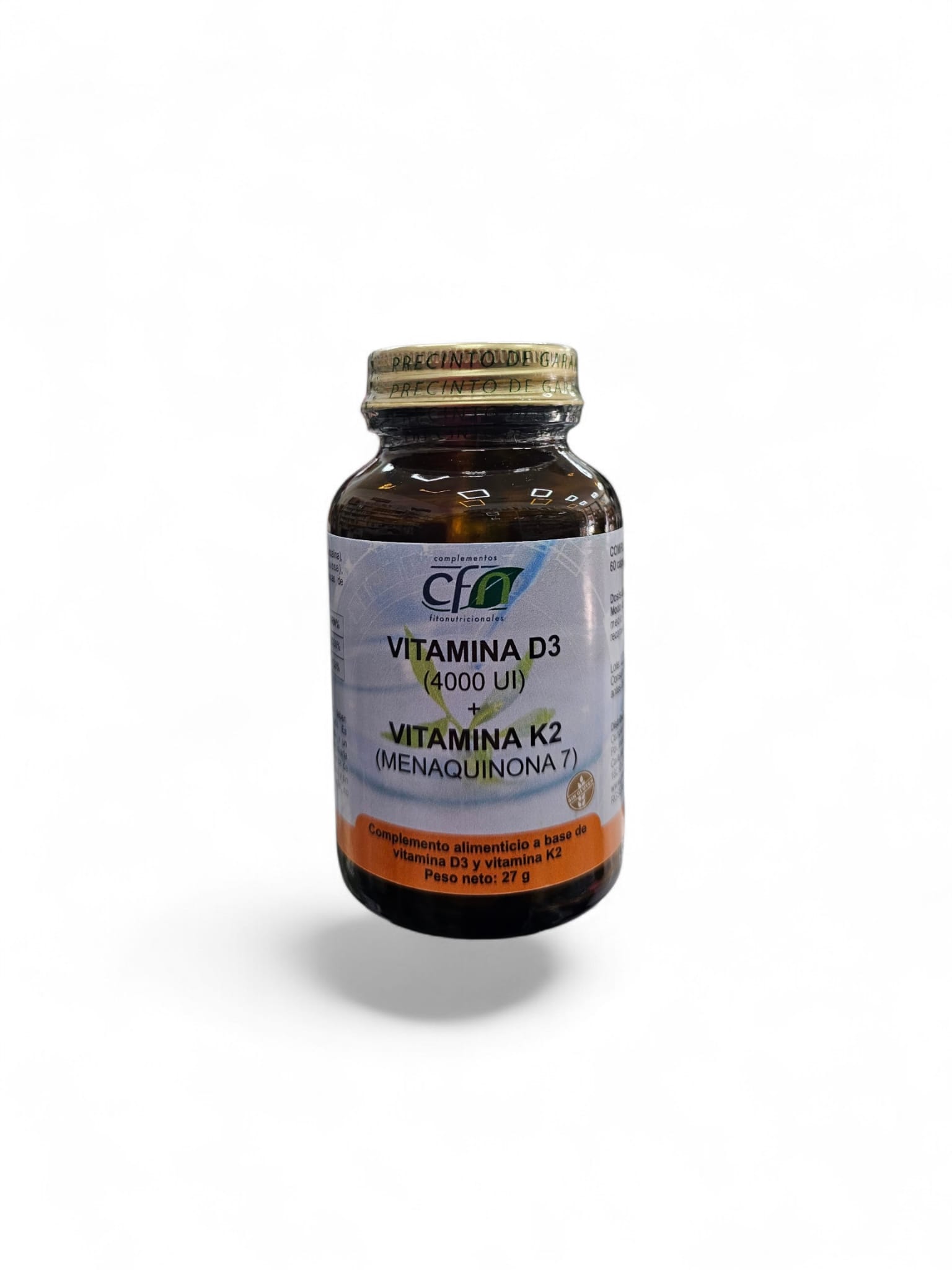 Vitamina D3 + Vitamina K2 · CFN · 60 cápsulas