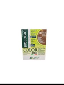 NATUR ERBE COLOR ERBE - TINTE SIN AMONIACO 18, RUBIO CLARO, COBRE DORADO