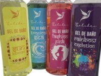 PACK DE 4 GELES  DE BAÑO COLIBRI