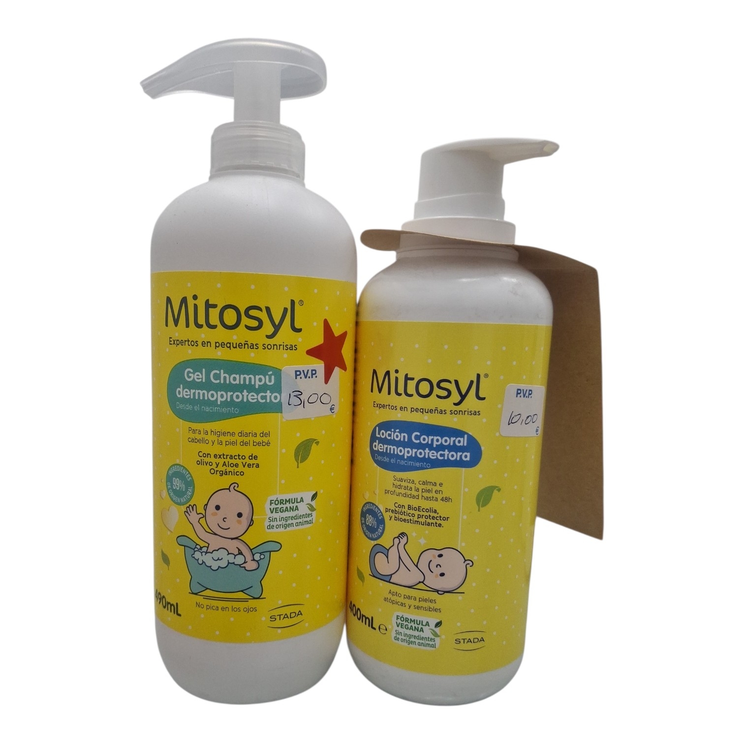 PACK Mitosyl Loción Corporal dermoprotectora +Mitosyl Gel Champú dermoprotector