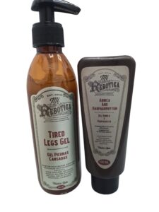 PACK MI REBOTICA : Gel para piernas cansadas 250 ml + Gel de Árnica y Harpagofito 100ml