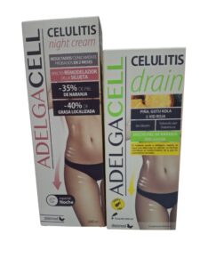 PACK DIETMED: Adelgacell celulitis drain 600ml + Adelgacell Celulite Night Cream 300ml