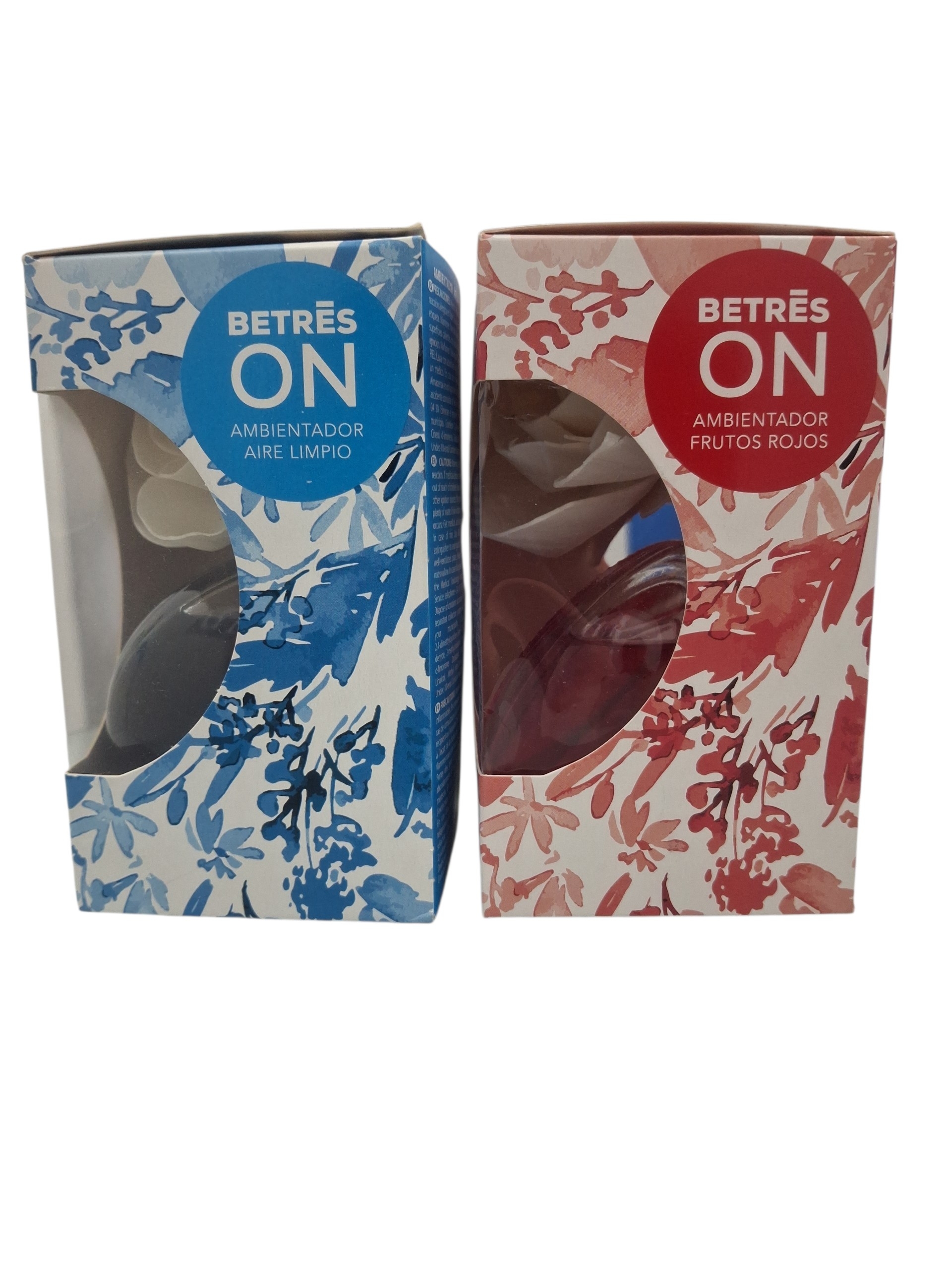 PACK 2 AMBIENTADORES BETRES ON FRUTOS ROJOS 85 ML +AIRE LIMPIO 85ML