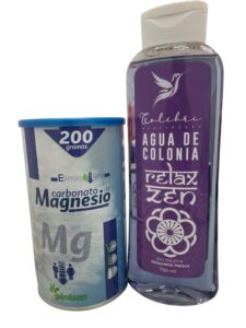 CARBONATO DE MAGNESIO, 200 g + REGALO Agua de colonia relax Zen Colibri