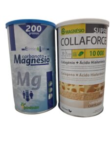 PACK : Carbonato de Magnesio Pinisan 200g+ Super collaforce 10000 + magnesio limón 450g