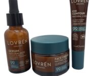 PACK LOVREN ORGANIC: Natural Contorno Ojos 15ml + Crema Facial Anti Age 50ml + Sérum Facial Hidratante Antioxidante 30ml