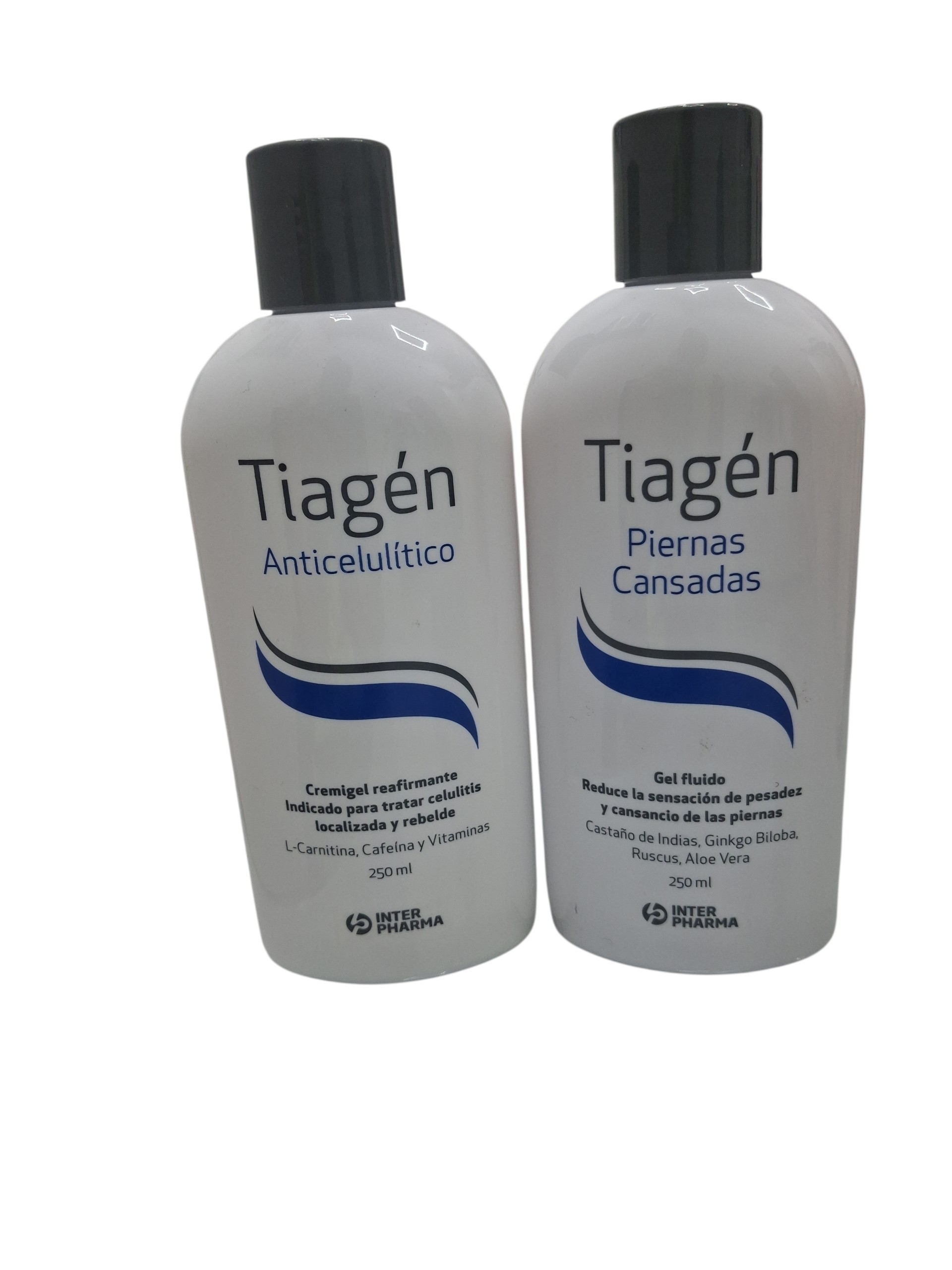 PACK : TIAGÉN Piernas Cansadas 250 ml + Tiagén Gel Cremoso Anticelulítico