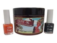 Mi Rebotica, Crema Corporal Oliva Oil 300ml +regalo dos lacas de uñas Yunik