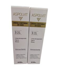PACK 2  ,Aspolvit Contorno de Ojos triple acción , 15ml.