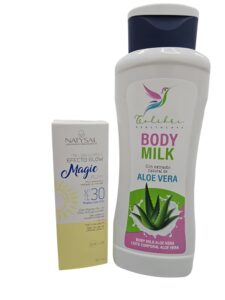 Magic Cream Efecto Glow FPS30 · Natysal · 50 ml+ REGALO body milk aloe vera colibri